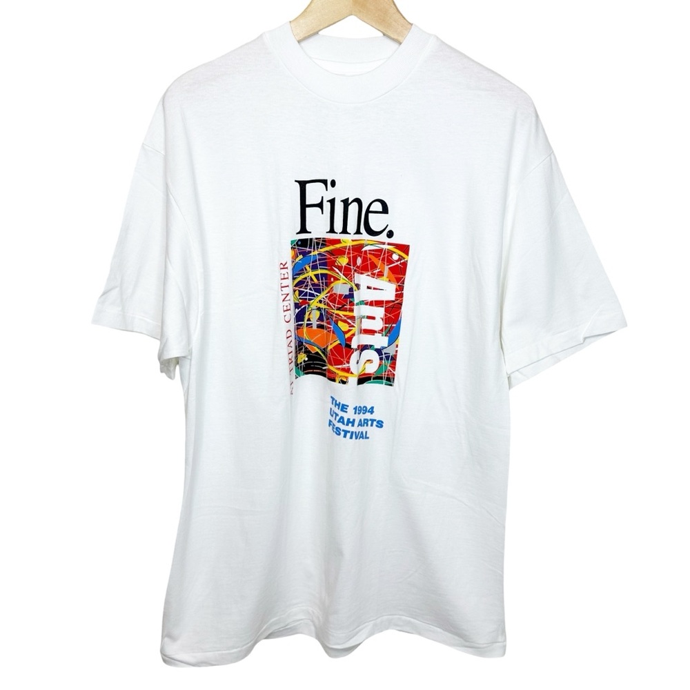 Vintage 1994 The Utah Arts Festival Single Stitch Graphic T-Shirt Size Large